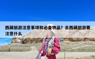 西藏旅游注意事項和必備物品？去西藏旅游要注意什么