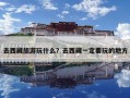 去西藏旅游玩什么？去西藏一定要玩的地方