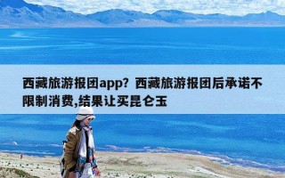 西藏旅游報團(tuán)app？西藏旅游報團(tuán)后承諾不限制消費,結(jié)果讓買昆侖玉