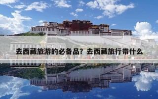 去西藏旅游的必備品？去西藏旅行帶什么