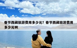 春節西藏旅游費用多少元？春節西藏旅游費用多少元啊