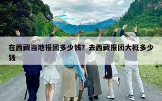 在西藏當地報團多少錢？去西藏報團大概多少錢