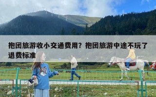 抱團旅游收小交通費用？抱團旅游中途不玩了退費標準