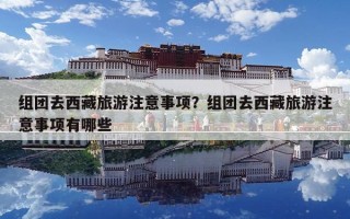 組團去西藏旅游注意事項？組團去西藏旅游注意事項有哪些