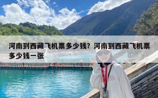 河南到西藏飛機票多少錢？河南到西藏飛機票多少錢一張