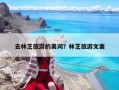 去林芝旅游的美詞？林芝旅游文案