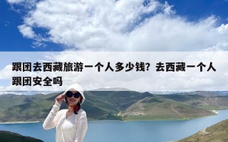 跟團去西藏旅游一個人多少錢？去西藏一個人跟團安全嗎