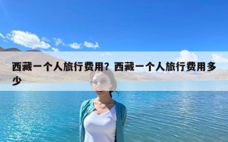 西藏一個人旅行費用？西藏一個人旅行費用多少